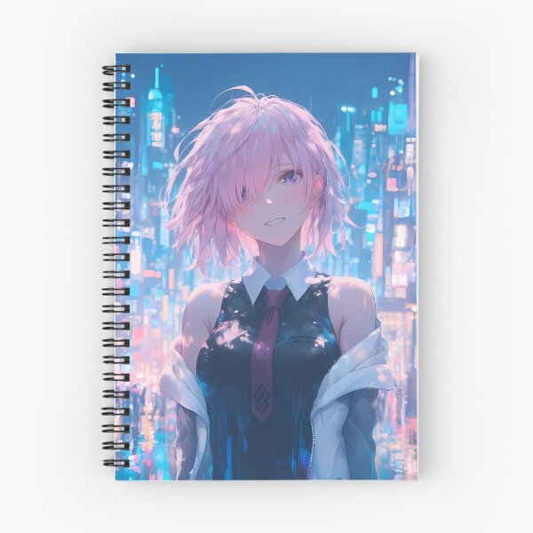 Item preview, Mash Kyrielight Fate Grand Order Neon City Night Rain designed and sold by PMartistStudio.