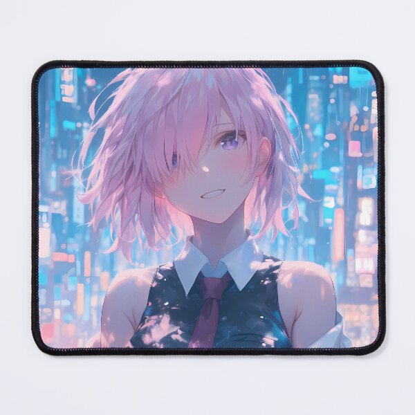 Item preview, Mash Kyrielight Fate Grand Order Neon City Night Rain designed and sold by PMartistStudio.