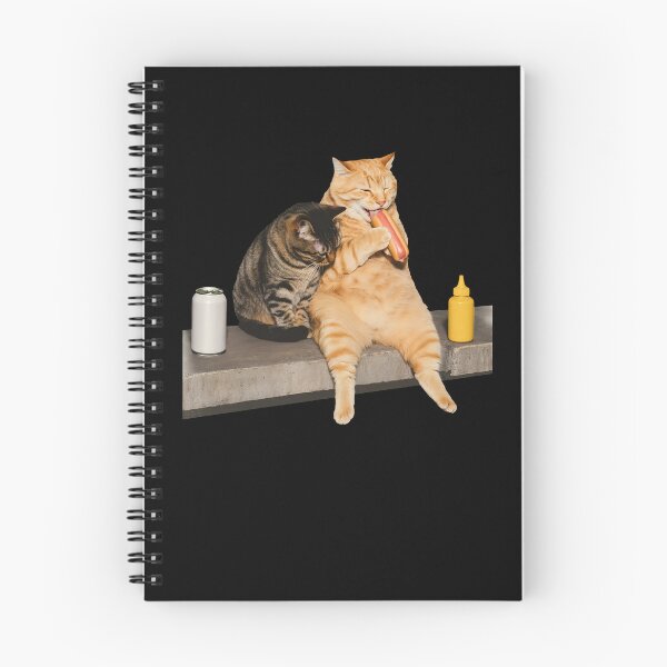 Item preview, Cats Eating Hotdog Funny Meme designed and sold by Hedoraxe.
