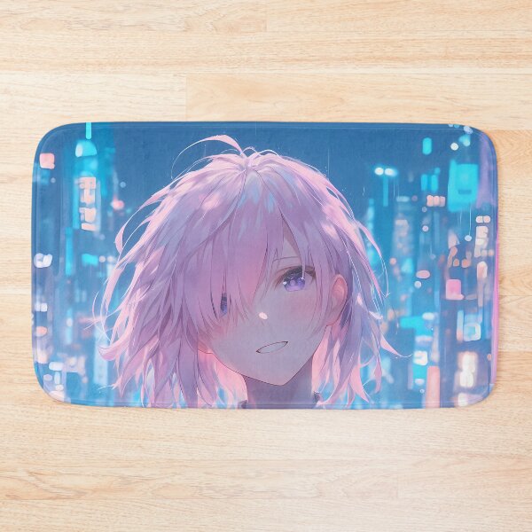 Item preview, Mash Kyrielight Fate Grand Order Neon City Night Rain designed and sold by PMartistStudio.
