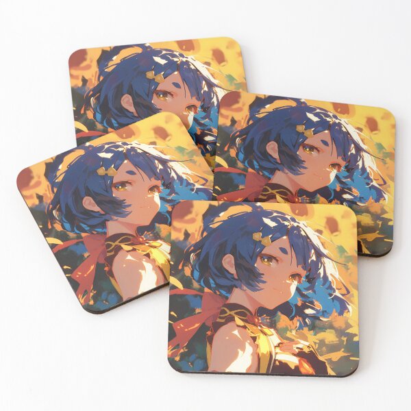 Item preview, Xiangling Genshin Impact Warm Autumn Sunlight Fall Leaves designed and sold by PMartistStudio.