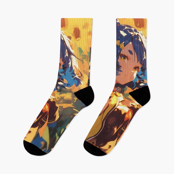 Item preview, Xiangling Genshin Impact Warm Autumn Sunlight Fall Leaves designed and sold by PMartistStudio.
