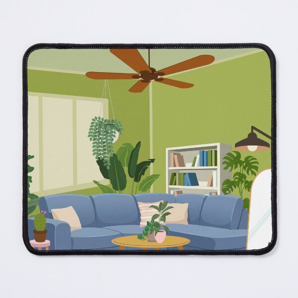 Item preview, Green room with tropical cozy vibes designed and sold by thefrenchyviet.
