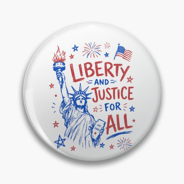 Item preview, Liberty And Justice For All designed and sold by GoodMOwlArt.