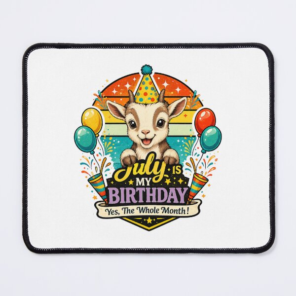 Item preview, Funny Goat Birthday Month july summer cool designed and sold by QuiteOrbit.