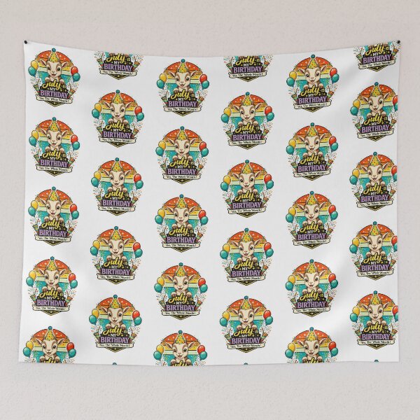 Item preview, Funny Goat Birthday Month july summer cool designed and sold by QuiteOrbit.