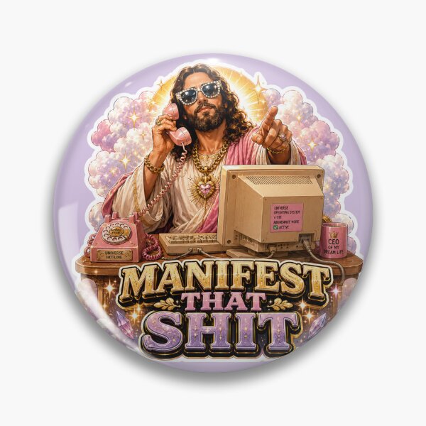 Item preview, Manifest That Shit Funny Quote  designed and sold by Abundance Activation 11.11.