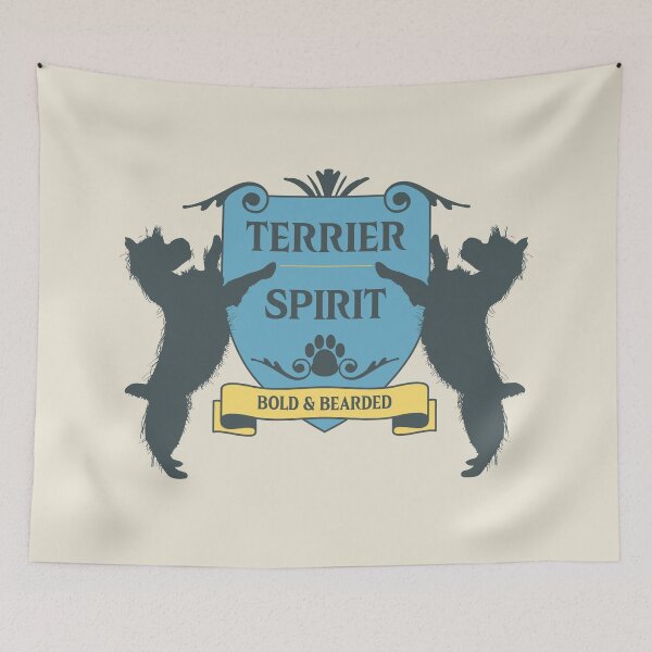 Item preview, Full color terrier coat of arms designed and sold by Konopikyu.