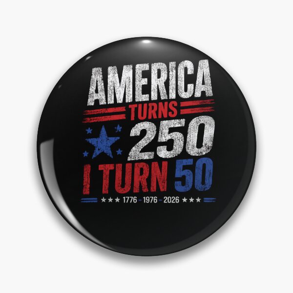 Item preview, America Turns 250 I Turn 50 Patriotic 50th Birthday 2026 designed and sold by HumansStuck12.
