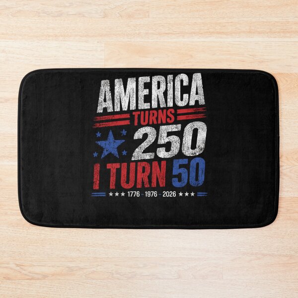 Item preview, America Turns 250 I Turn 50 Patriotic 50th Birthday 2026 designed and sold by HumansStuck12.