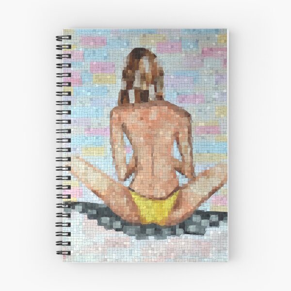 Item preview, Sunday's Beach Bum - Mosaic designed and sold by linesdots.