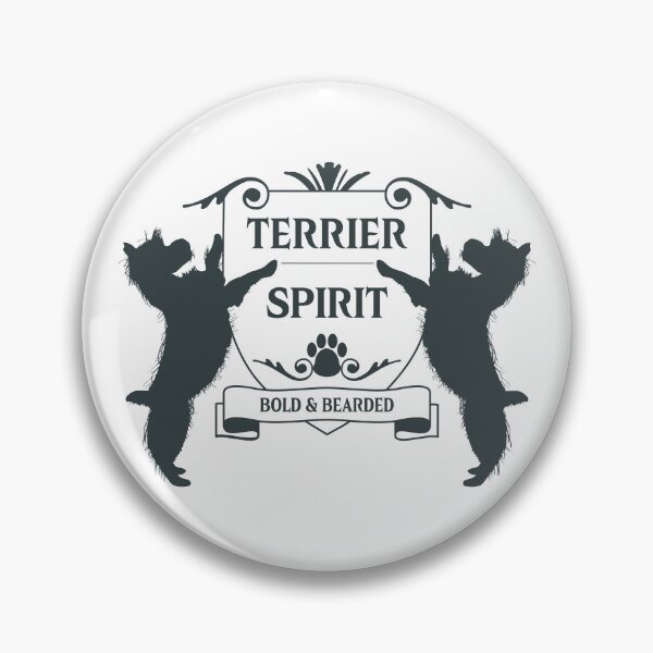 Item preview, Dark one color terrier coat of arms designed and sold by Konopikyu.