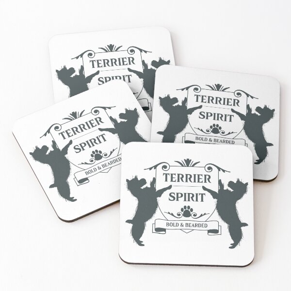 Item preview, Dark one color terrier coat of arms designed and sold by Konopikyu.
