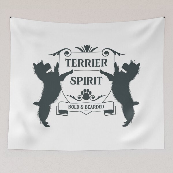 Item preview, Dark one color terrier coat of arms designed and sold by Konopikyu.