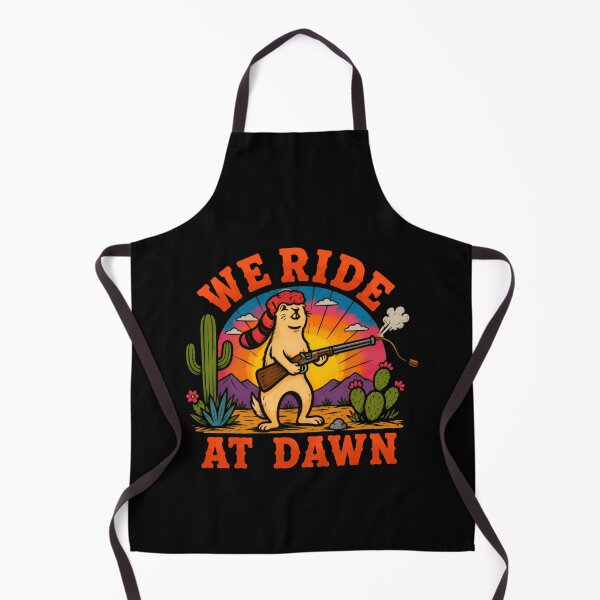 Item preview, We Ride At Dawn Prairie Dog Hunter Western Outdoors Adventure designed and sold by HumansStuck12.