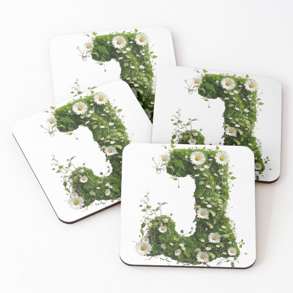Item preview, Blooming Nature Letter J designed and sold by I-HERE.