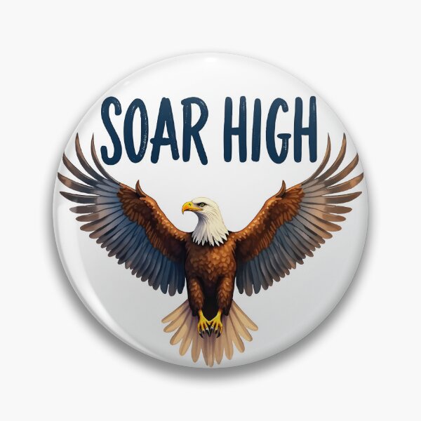 Item preview, Soar High Majestic Bald Eagle Watercolor Art designed and sold by Dreambytes.