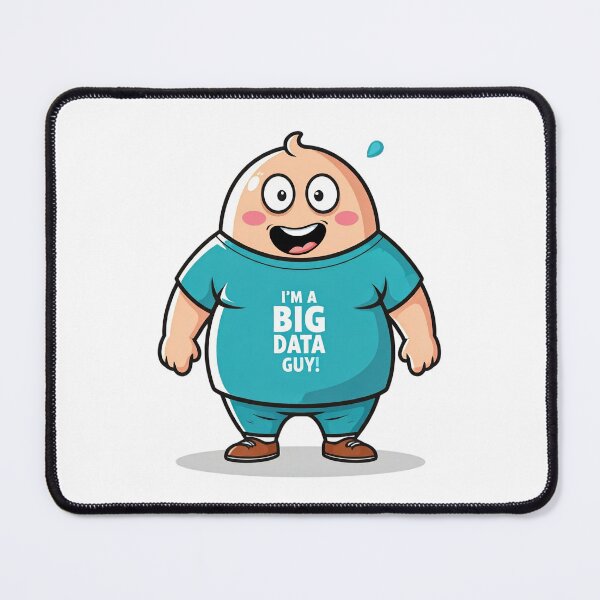 Item preview, I'M A BIG DATA GUY Funny Data Science Tech Cartoon designed and sold by DesignsCreative.