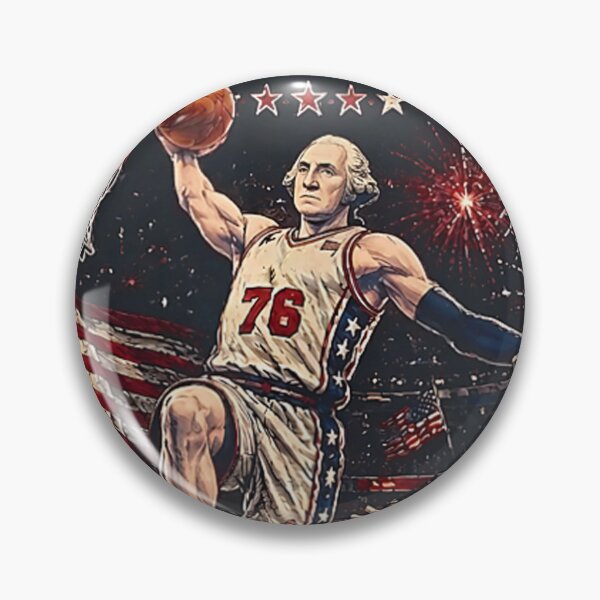 Item preview, George Washington Undefeated Since 1776 Basketball designed and sold by DakirooStudio.