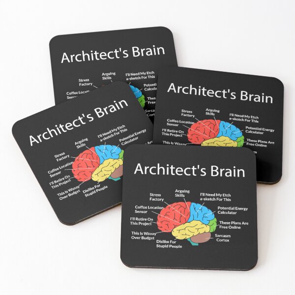 Item preview, Architect Brain Funny designed and sold by goombi-creative.