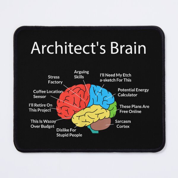 Item preview, Architect Brain Funny designed and sold by goombi-creative.