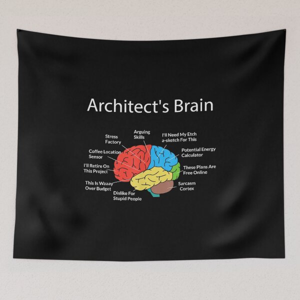 Item preview, Architect Brain Funny designed and sold by goombi-creative.