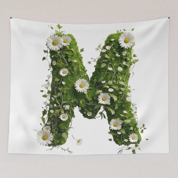 Item preview, Blooming Nature Letter M designed and sold by I-HERE.