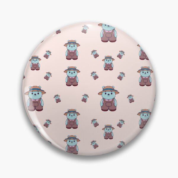 Item preview, Cute blue bear farmer.  designed and sold by atika-atk.