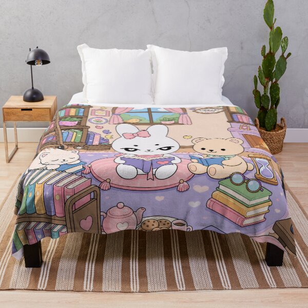 Item preview, Kawaii Cozy Library Reading Time designed and sold by kokoriiland.