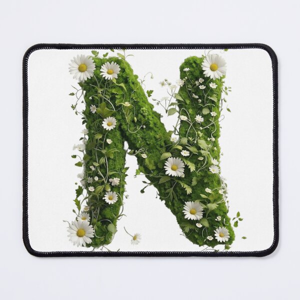 Item preview, Blooming Nature Letter N designed and sold by I-HERE.