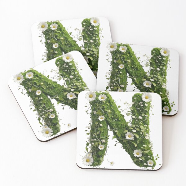 Item preview, Blooming Nature Letter N designed and sold by I-HERE.