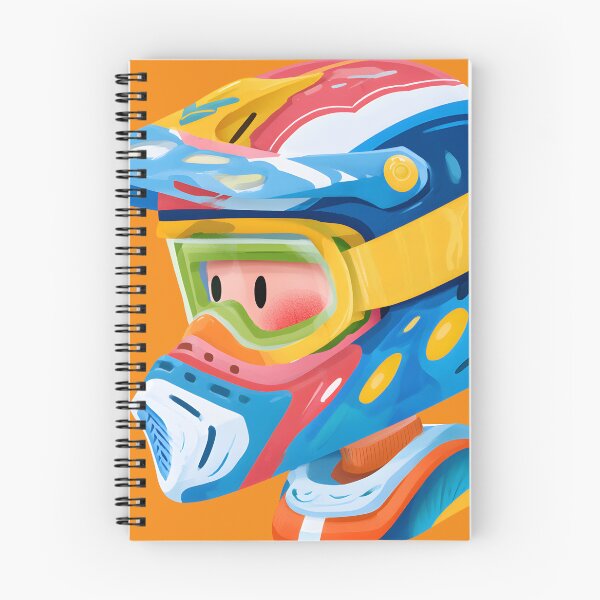 Item preview, Cute Boy Racing with Motocross Helmet Sticker designed and sold by AMIDATORA.