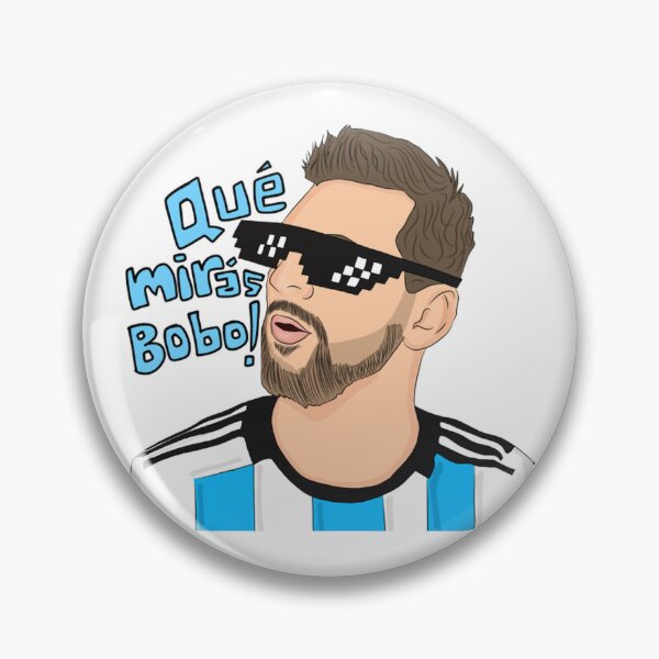 Item preview, Messi Que Miras Bobo Argentina Football Meme Design designed and sold by SaryaSmyth19.