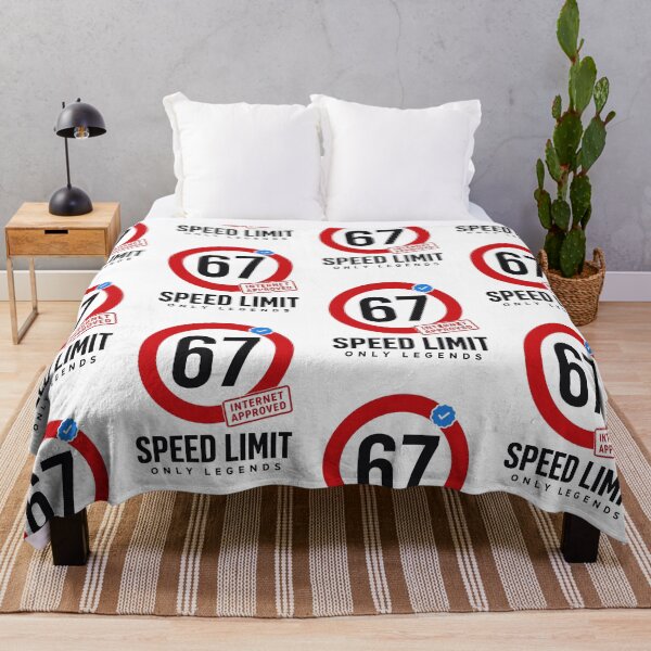 Item preview, 67 Speed Limit Only Legends Meme designed and sold by IvoryArtDesign.