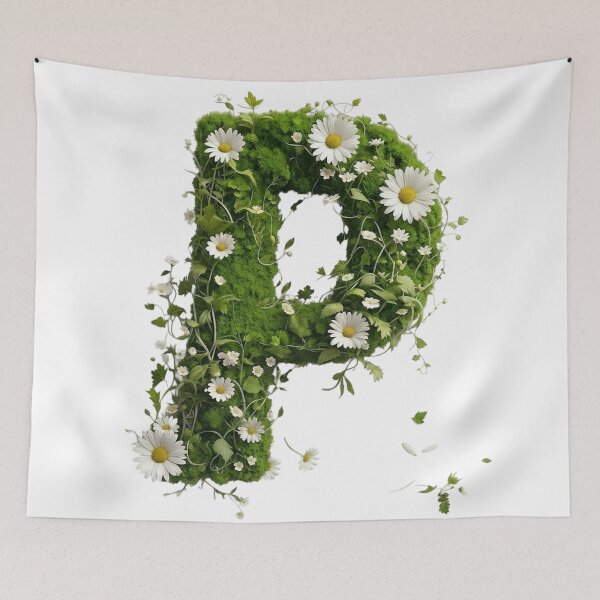 Item preview, Blooming Nature Letter P designed and sold by I-HERE.