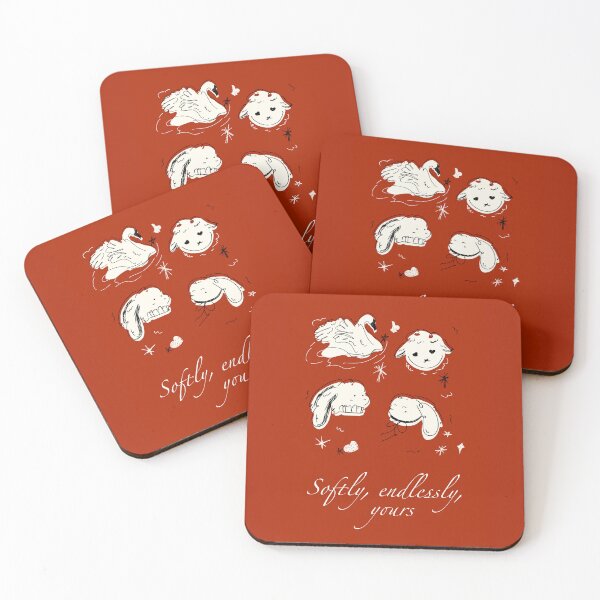 Item preview, Softly Endlessly Yours Whimsical Cute Animal Art designed and sold by RM-Journey.