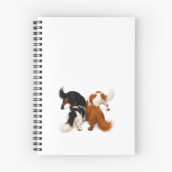 Item preview, Cavalier King Charles Spaniel Sniff Squad Watercolor Art | Funny Dog Illustration designed and sold by SakuraWaStyle.
