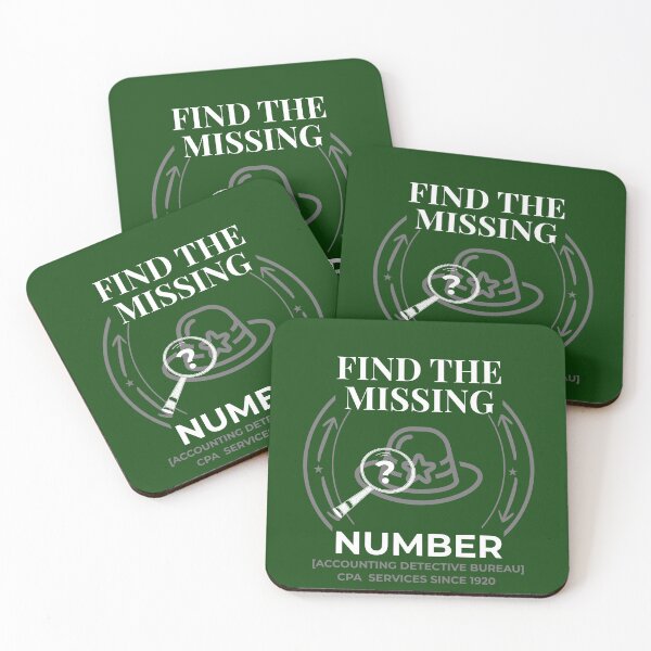 Item preview, Find The Missing Number – Funny Accountant Detective Gift for CPAs & Auditors designed and sold by FCA SIR MERCH .