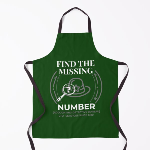 Item preview, Find The Missing Number – Funny Accountant Detective Gift for CPAs & Auditors designed and sold by FCA SIR MERCH .