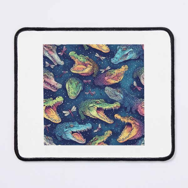 Item preview, Colorful Alligators And Dragonflies Pattern designed and sold by ocieschulist.