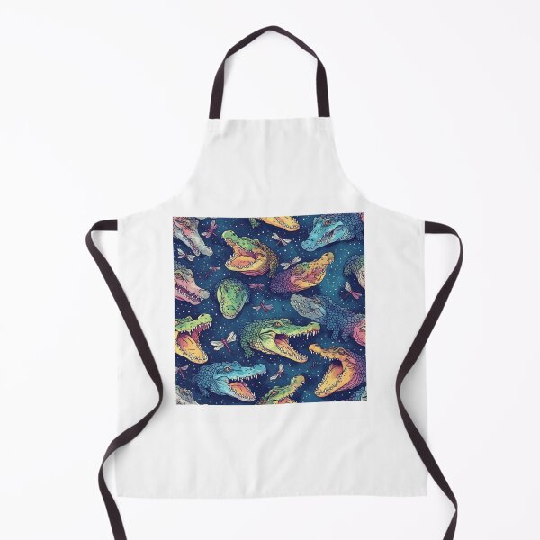 Item preview, Colorful Alligators And Dragonflies Pattern designed and sold by ocieschulist.