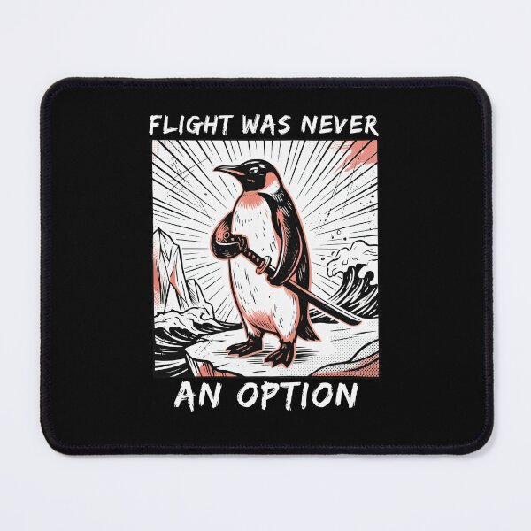 Item preview, Flight was Never an Option Penguin designed and sold by suhairee-studio.