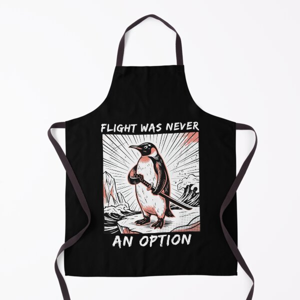 Item preview, Flight was Never an Option Penguin designed and sold by suhairee-studio.