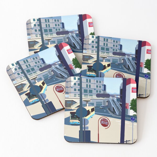 Item preview, Japanese City | Hankyū Toyonaka Station designed and sold by Yuri-Chan-Art.