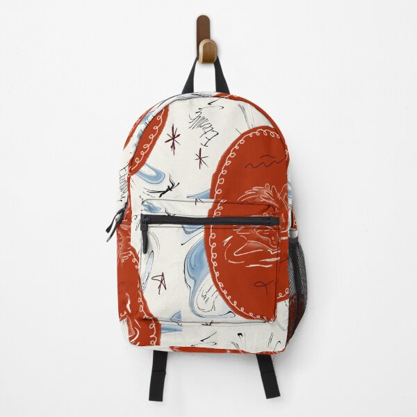 Item preview, Vintage Cameo Swan Illustration Red and Blue designed and sold by RM-Journey.