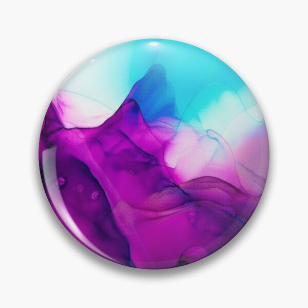 Item preview,  purple and  Blue Flowing Abstract Painting designed and sold by Differenceee.