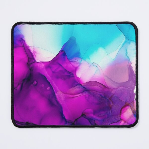 Item preview, purple and Blue Flowing Abstract Painting designed and sold by Differenceee.