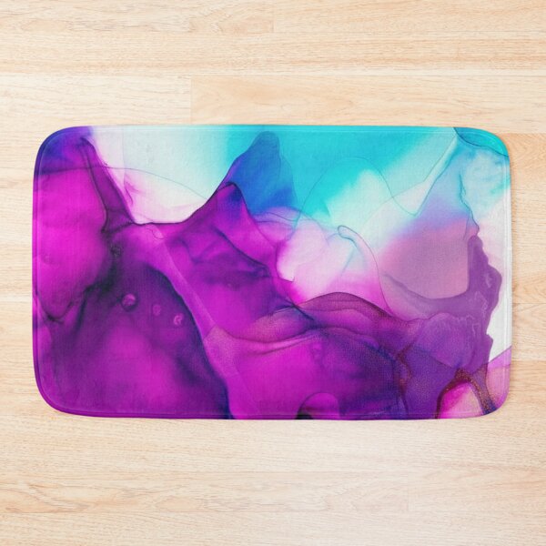 Item preview,  purple and  Blue Flowing Abstract Painting designed and sold by Differenceee.
