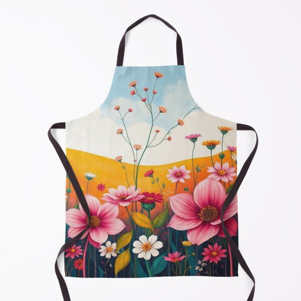 Item preview, Floral Minimalist Landscape Painting designed and sold by AllAroundArtist.