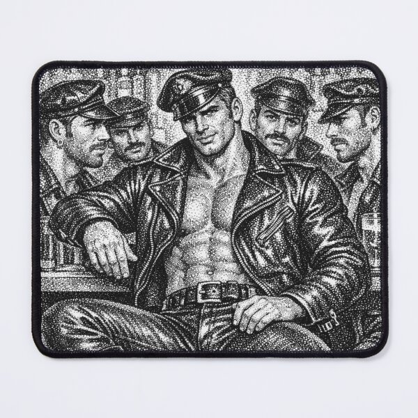 Item preview, Vintage Gay Leather Bar Daddy Desire Defiant Currency Tom of Finland Tribute Gay Pride Graphic Design designed and sold by ItsAKinkThing.